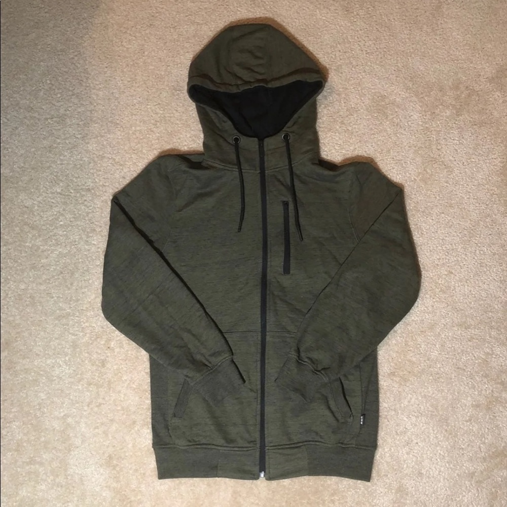 olive hoodie